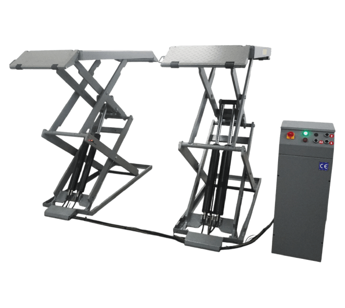 Elevador Hidráulico Pantográfico 4000kg de Sobrepor